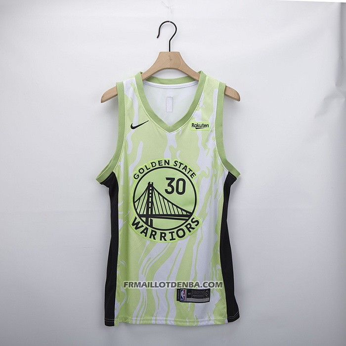 Maillot Golden State Warriors Stephen Curry Fashion Royalty Vert